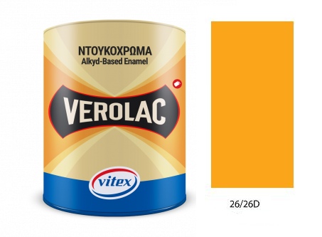 Vitex Verolac  - alkydový lesklý email č.26/26D žltá narcisová 0,750L
